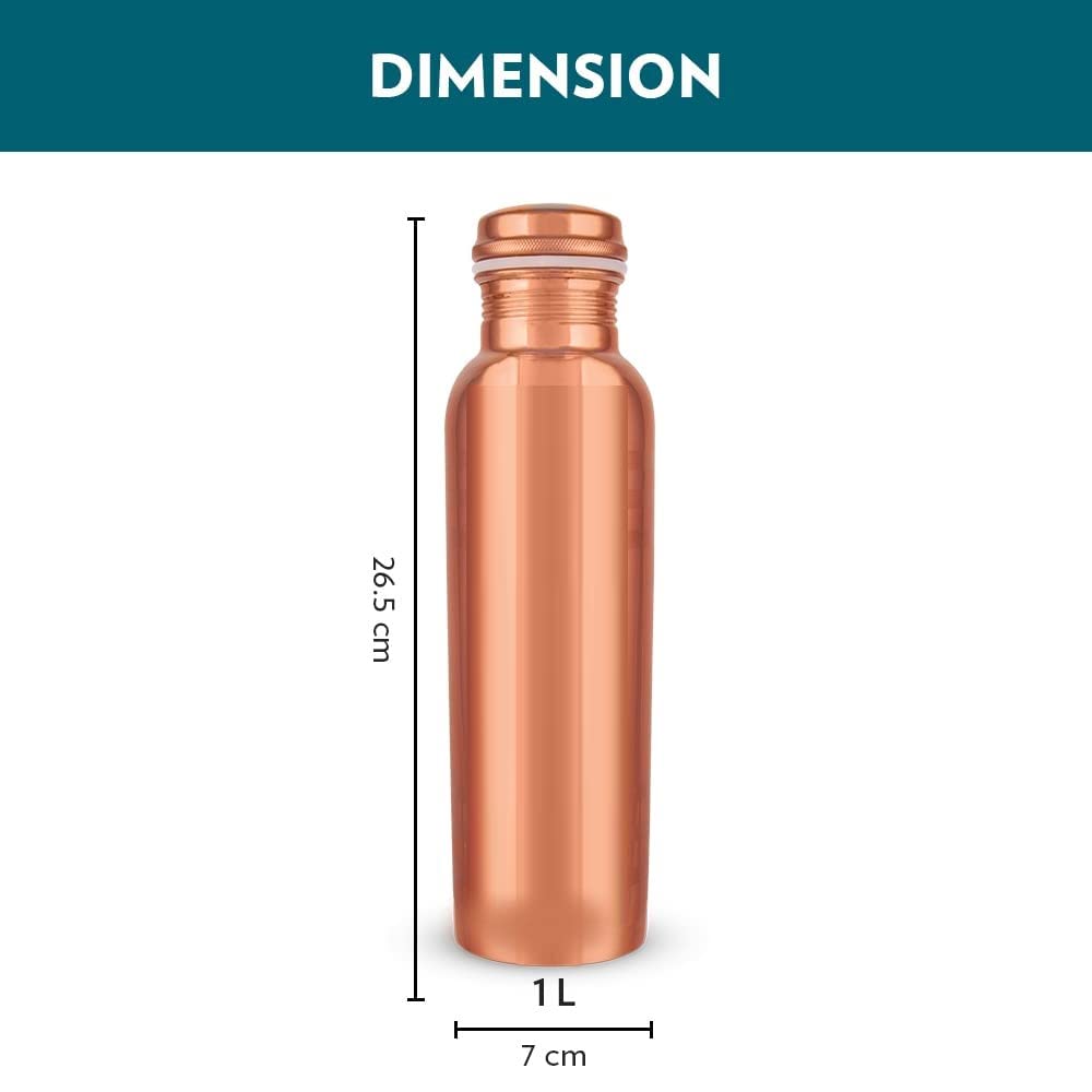Copper Water Bottle 1 Litre