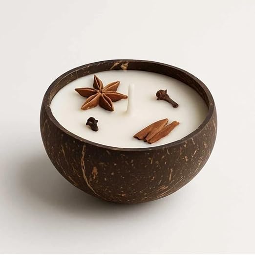 Coconut Shell Candle