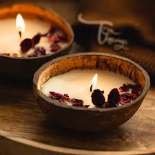 Coconut Shell Candle