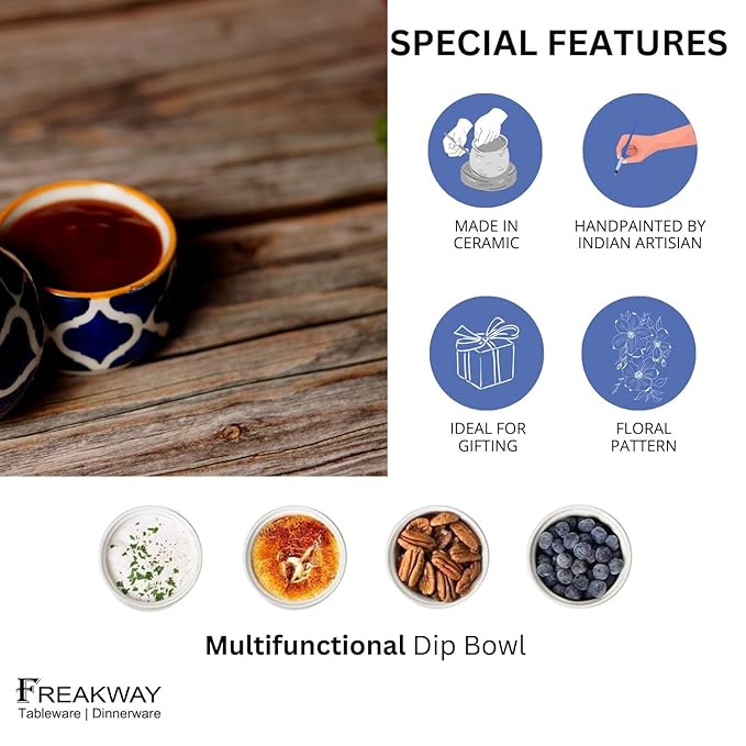 Ceramic Dip Bowl (50Ml)
