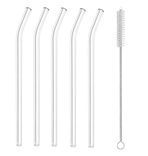 Glass Straws  Set of 5