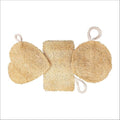 100% Natural Loofah Sponge Set of 3