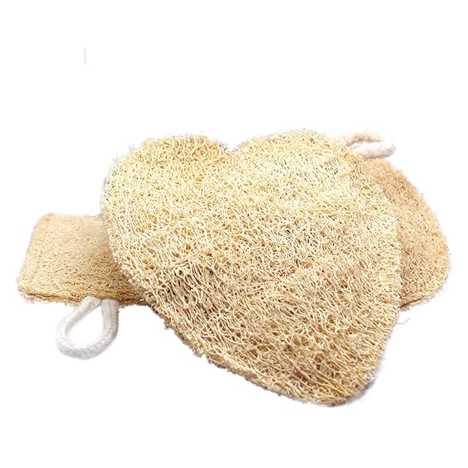 100% Natural Loofah Sponge Set of 3